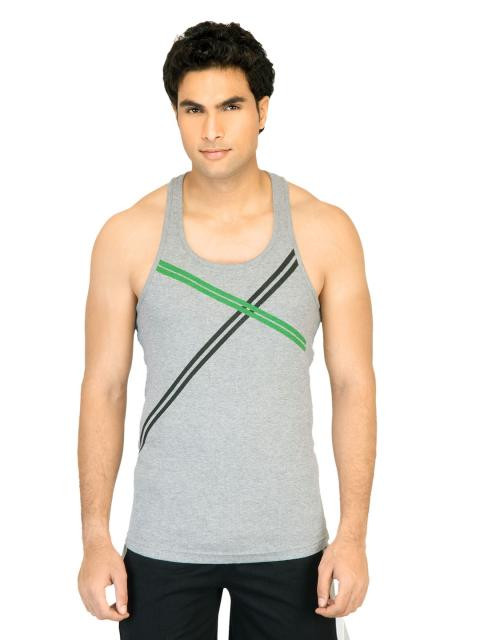 Facit Men Fitness Grey Innerwear Vest