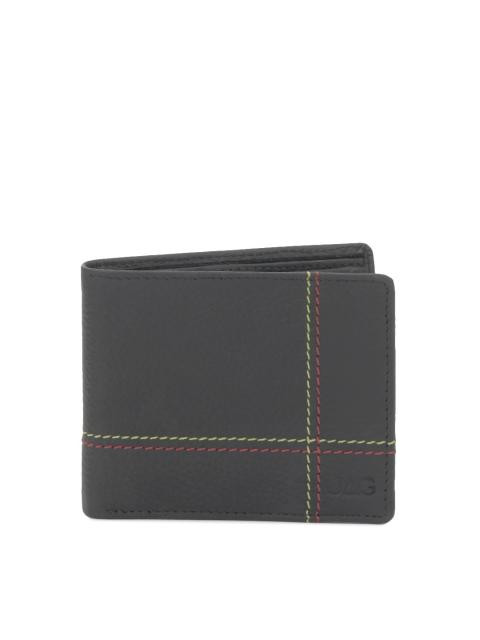JAG Men Black Leather Wallet