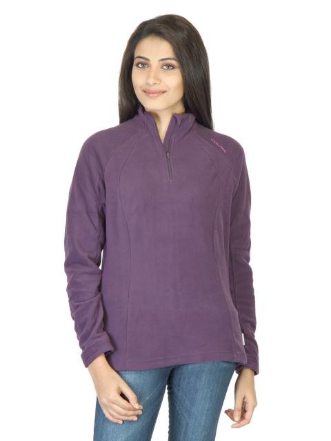 Quechua Women  Fleece Purple Jacket