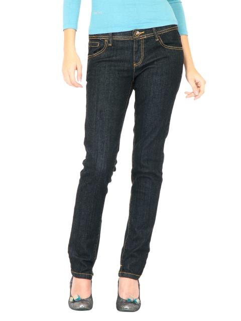 United Colors of Benetton Women Washed Black Jeans