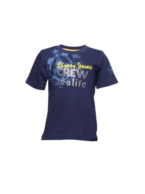 Disney Kids Boy's Crew Sea Life Sialing Navy Teen Kidswear