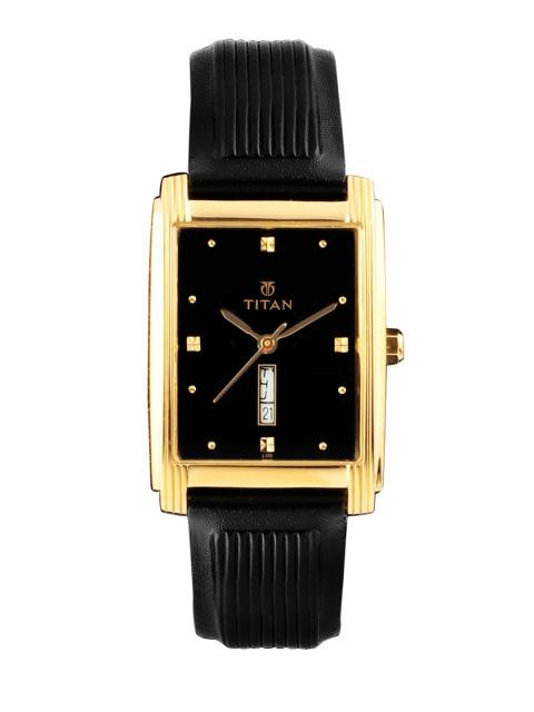 Titan Men Black Watch