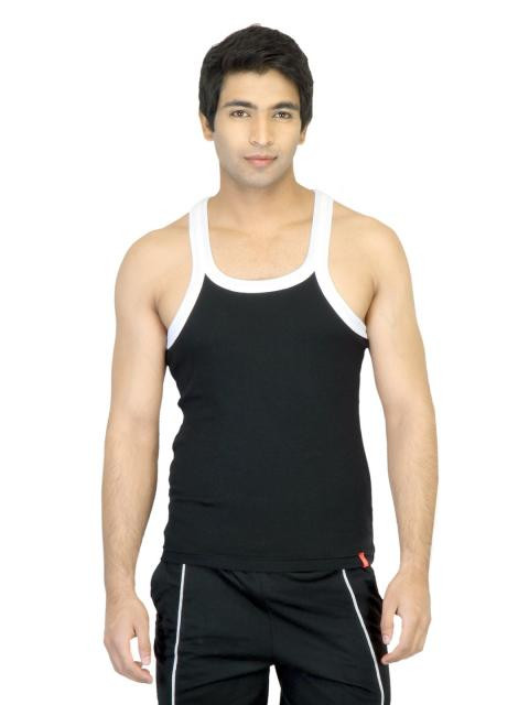 Levis Men Black & White Innerwear Vest