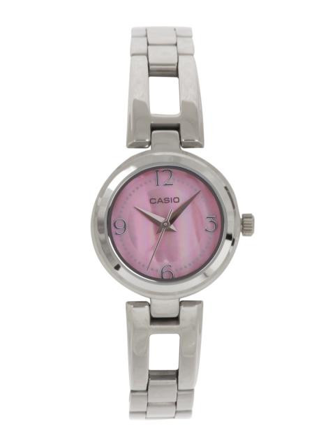 CASIO ENTICER Pink Dial Analogue Watch A632 