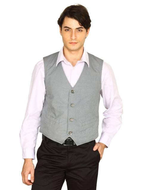 Scullers Men Grey Waistcoat