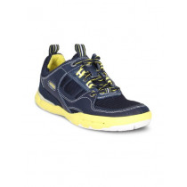 Rockport Men's Hydro Sail Navy Blue Yellow Shoe