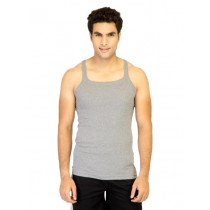 Hanes Men Square Vest Neck Grey Innerwear Vests