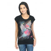 Wrangler Women Birdy Tee Black T-shirt