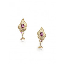 Royal Diadem Purple Earrings