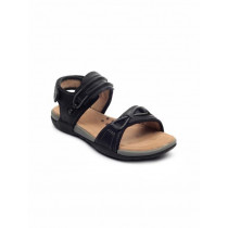 Clarks Men Vent Jump Black Sandals