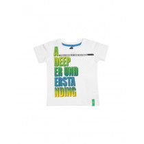Gini and Jony Boys Core White T-shirt