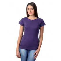 Femella Women Purple T-Shirt