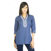 Aurelia Women Navy Blue Kurti