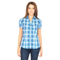 Lee Women Check Blue Shirts