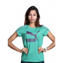 Puma Women's Heroes Green T-shirt