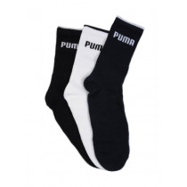 Puma Men Sport Pack of 3 White Black Socks