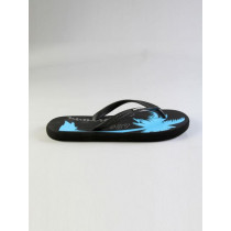 Numero Uno Men's Casual Graphic Black Flip Flop