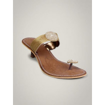 Catwalk Women Wedding Heeled Bronze Heels