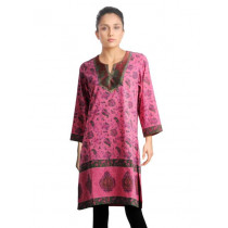 Diva Women Printed Pink Kurta