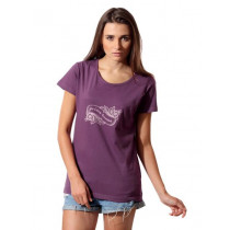 Tantra Women Purple Prima Donna T-shirt