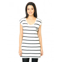 Jealous 21 Women Stripes White Tops