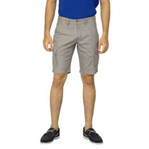 Scullers Men Check Brown Cargo Shorts