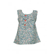 Ant Kids Girl's Sleeveless With Flower Print Kidswear