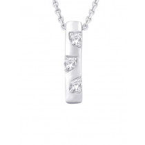 Lucera Women Silver Pendant with Chain