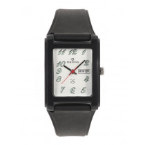 Maxima Men White Dial Watch