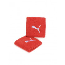 Puma Unisex Pack of 2 Red Wristband