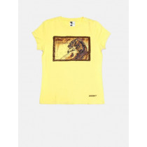 Wildcraft Women Yellow Printed T-shirt