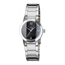 CASIO Women Black & Steel Analogue Watch