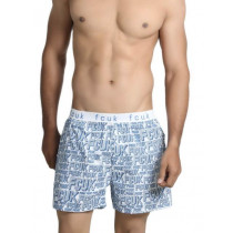 FCUK Underwear Blue Printed Boxers