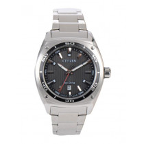 Citizen Men Black Dial Eco-Drive Watch AW1040-56E