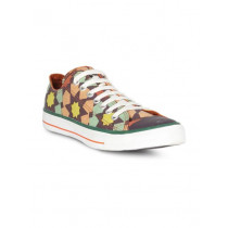Converse Uniex As Floral Print Ox Brown Shoe