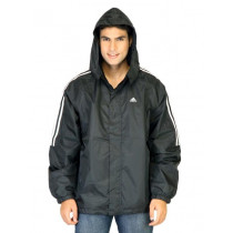 ADIDAS Men Solid Black Jackets