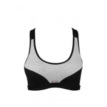 Jockey Grey Melange Xena Sports Bra 1378