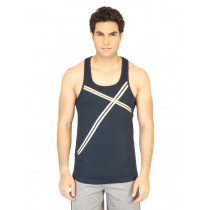 Facit Men Fitness Ves Navy Blue Innerwear Vests