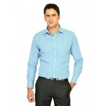 Belmonte Men Check Blue Shirts