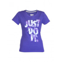 Nike Women Slim Crew Purple T-shirt