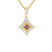 Lucera Women Gold Pendant with Chain