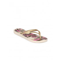 iPanema Women Gold Flip Flops