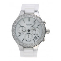 DKNY Women White Dial Chronograph Watch NY4985