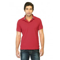 Basics Men Red T-shirt