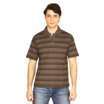 Classic Polo Men Brown Polo Tshirts