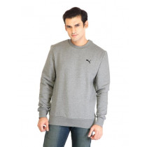 Puma Men Ess Crew Grey Sweatshirt
