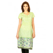W Women Printed Green Kurtas