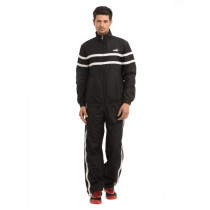 Puma Men Black Logo Woven Tracksuit