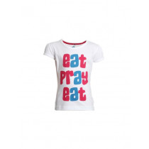 Gini and Jony Girls Printed White Top