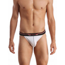 Facit Men Stringz White Briefs